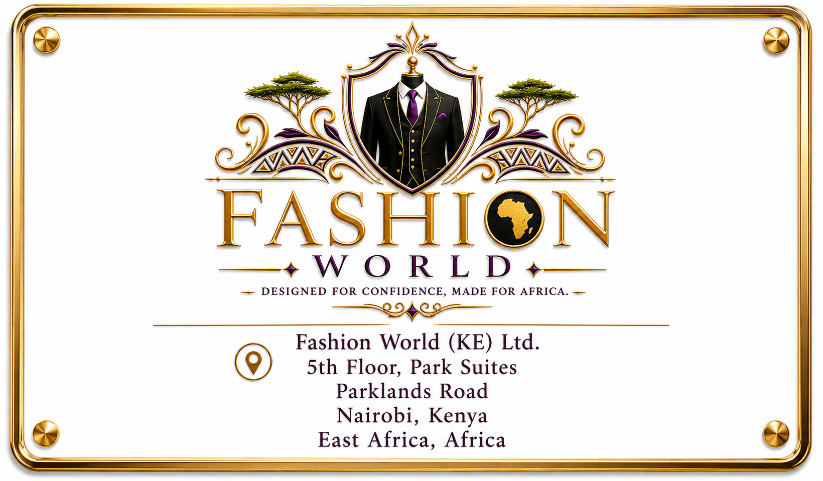 FASHION WORLD Nameplate