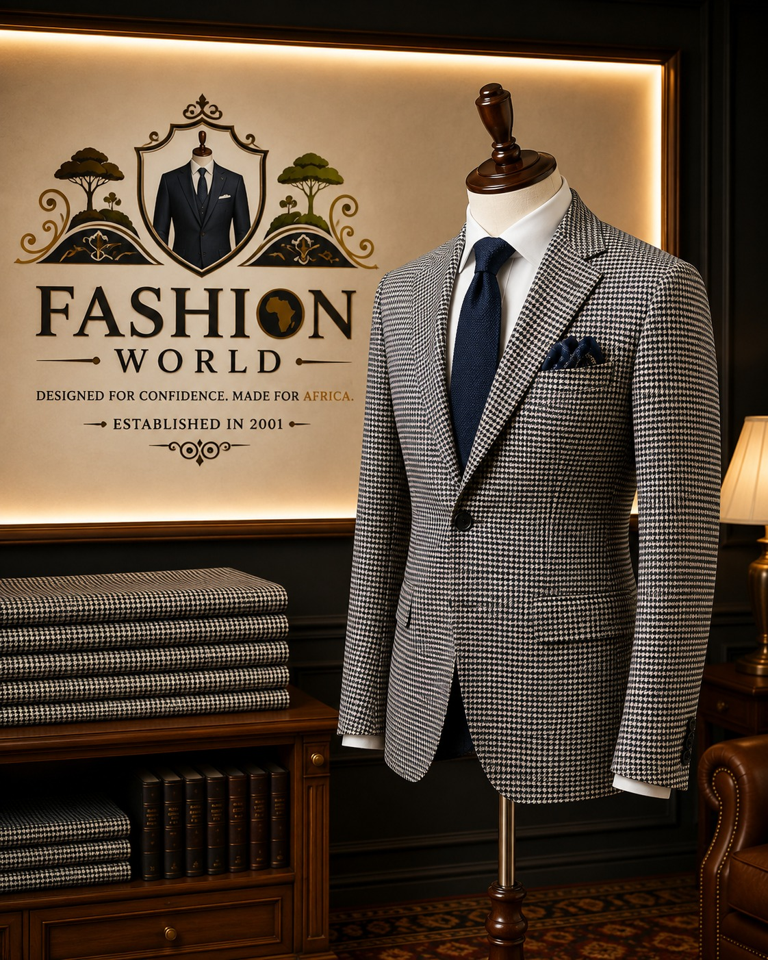 Jet Black Classic Suit